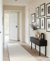 Aravalli Collection Area Rug - Udaipur Runner Ivory White  lifestyle 142
