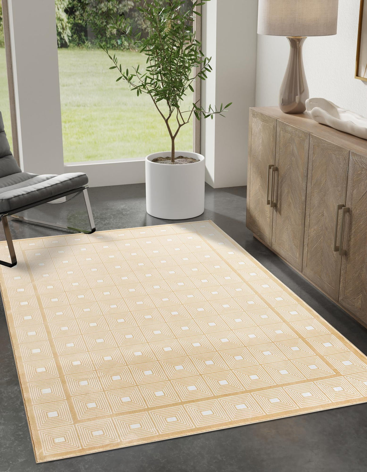 Aravalli Collection Area Rug -  Jaipur Rectangle Ivory White  lifestyle 5