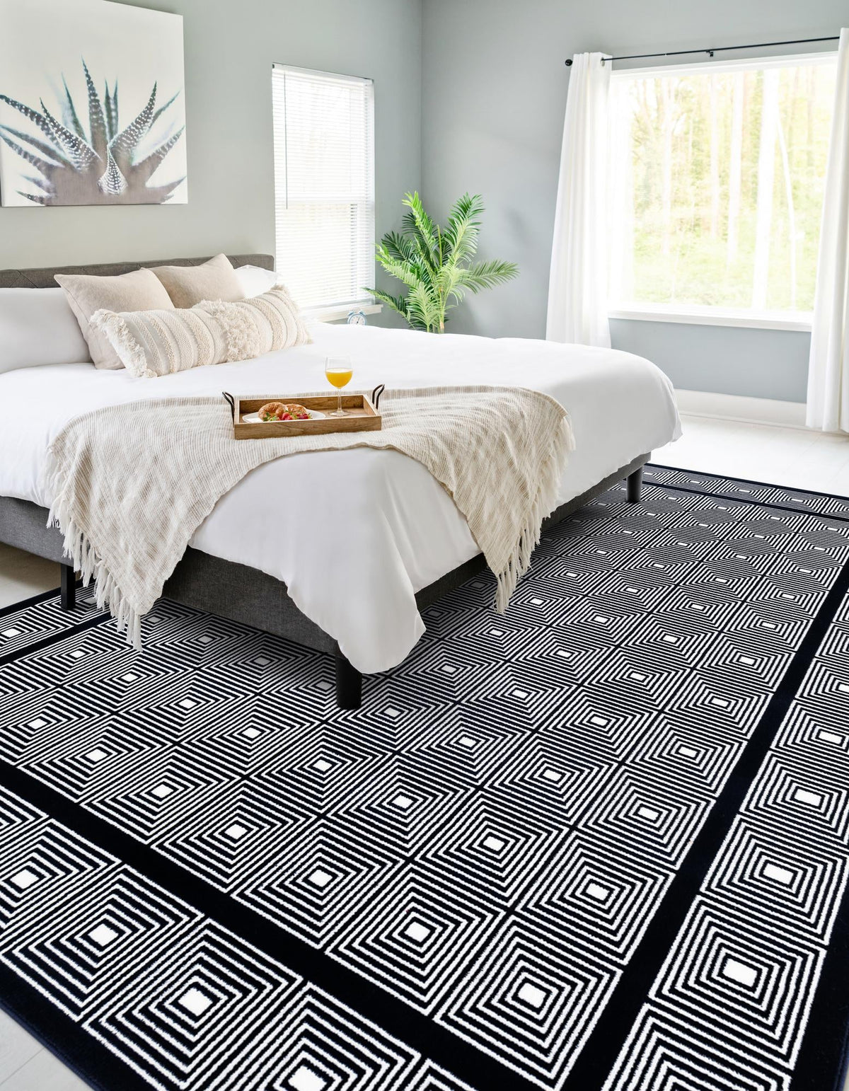 Aravalli Collection Area Rug -  Jaipur Rectangle Midnight Blue  lifestyle 24