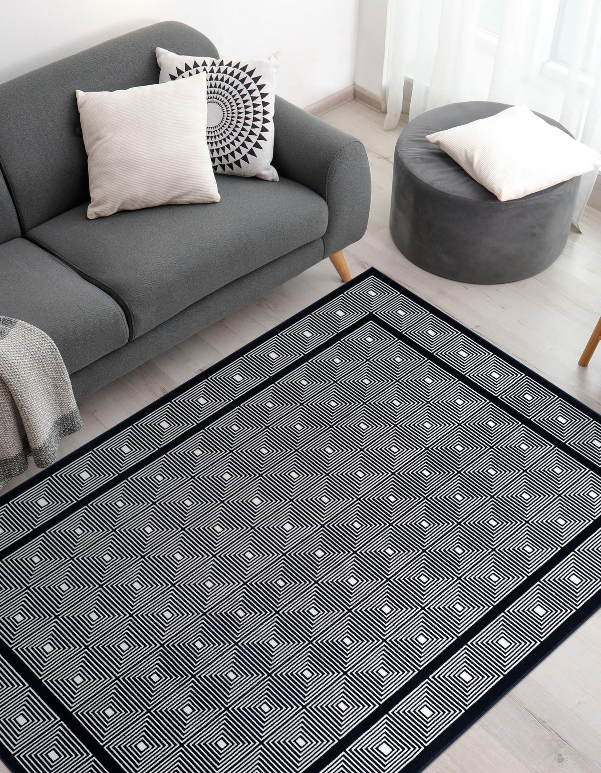 Aravalli Collection Area Rug -  Jaipur Rectangle Midnight Blue  lifestyle 30