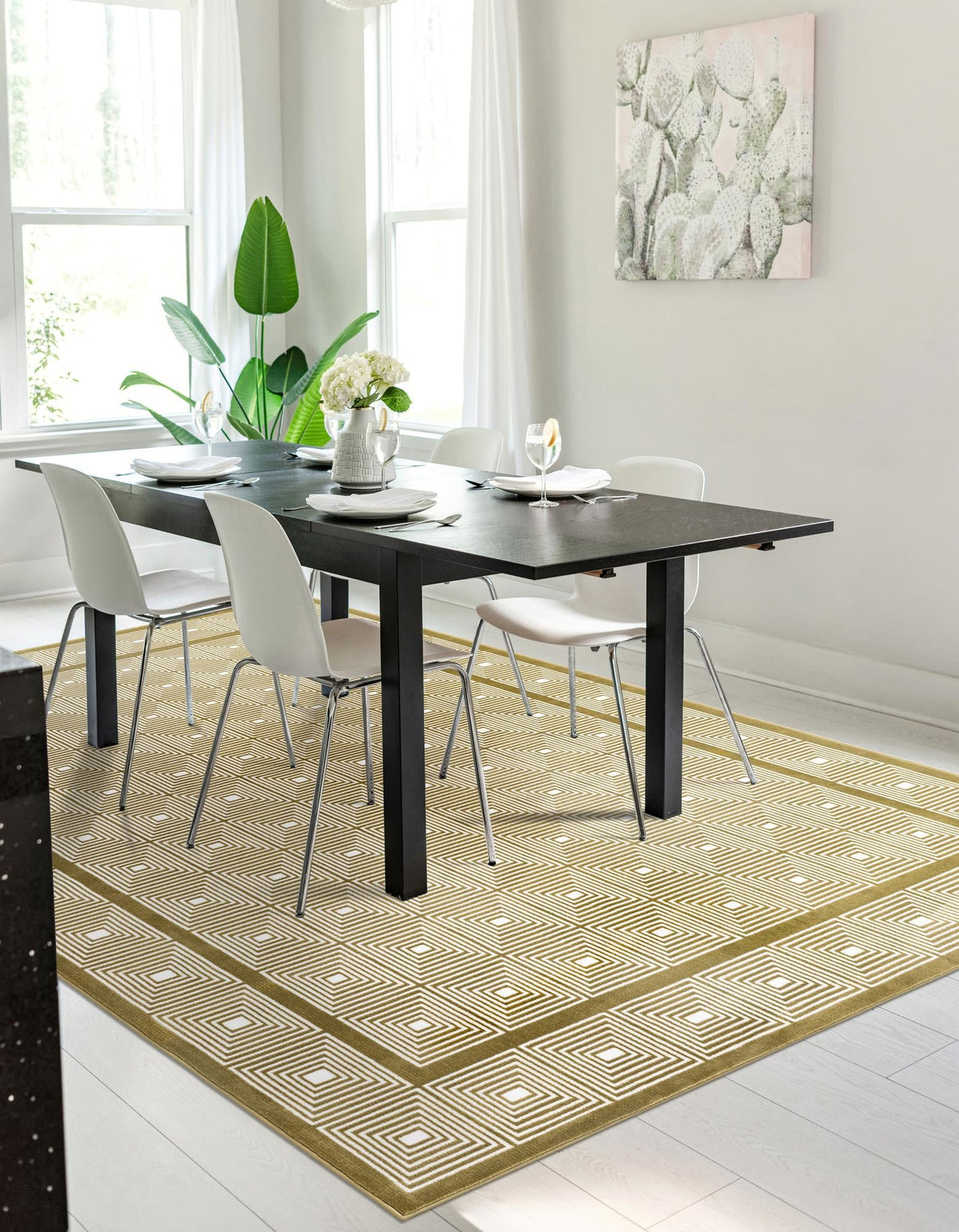 Aravalli Collection Area Rug -  Jaipur Rectangle Olive Green  lifestyle 31
