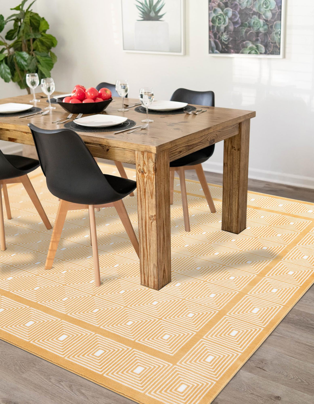 Aravalli Collection Area Rug -  Jaipur Rectangle Yellow  lifestyle 29