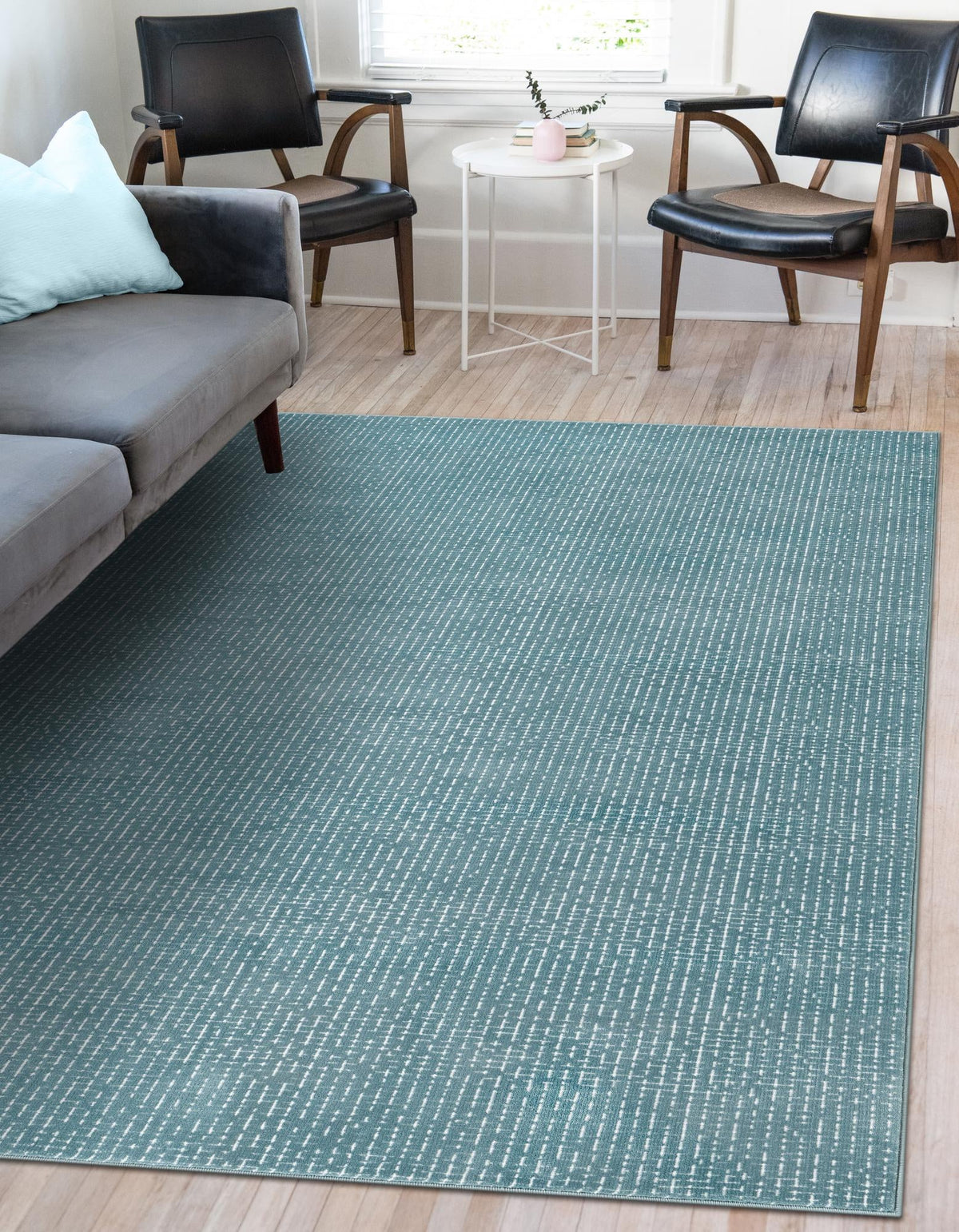 Aravalli Collection Area Rug -  Jaisalmer Rectangle Aegean Blue  lifestyle 7