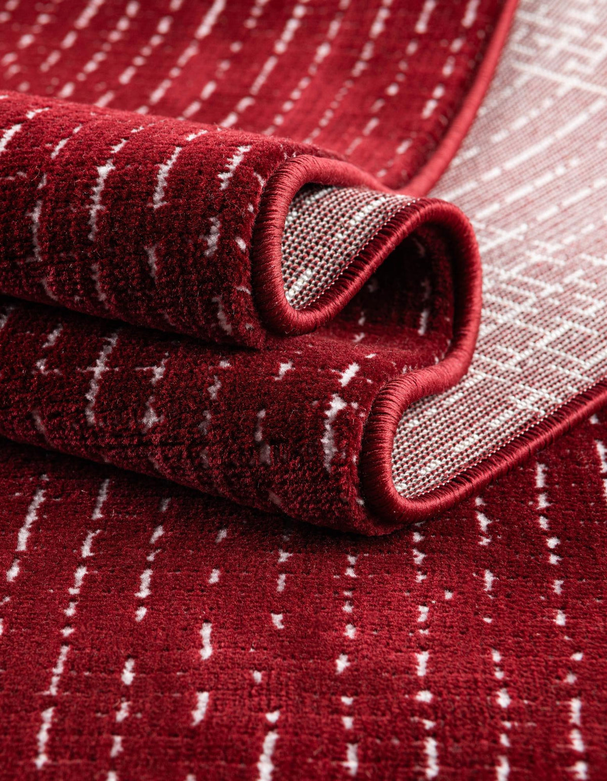 Aravalli Collection Area Rug -  Jaisalmer Rectangle Burgundy Red  lifestyle 85