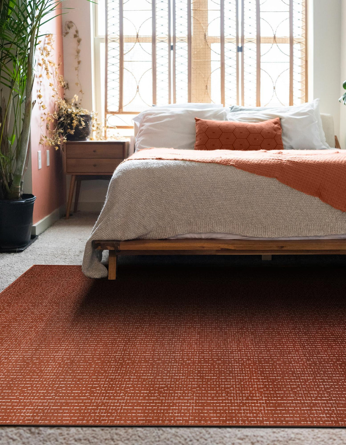Aravalli Collection Area Rug -  Jaisalmer Rectangle Dusty Pink  lifestyle 13