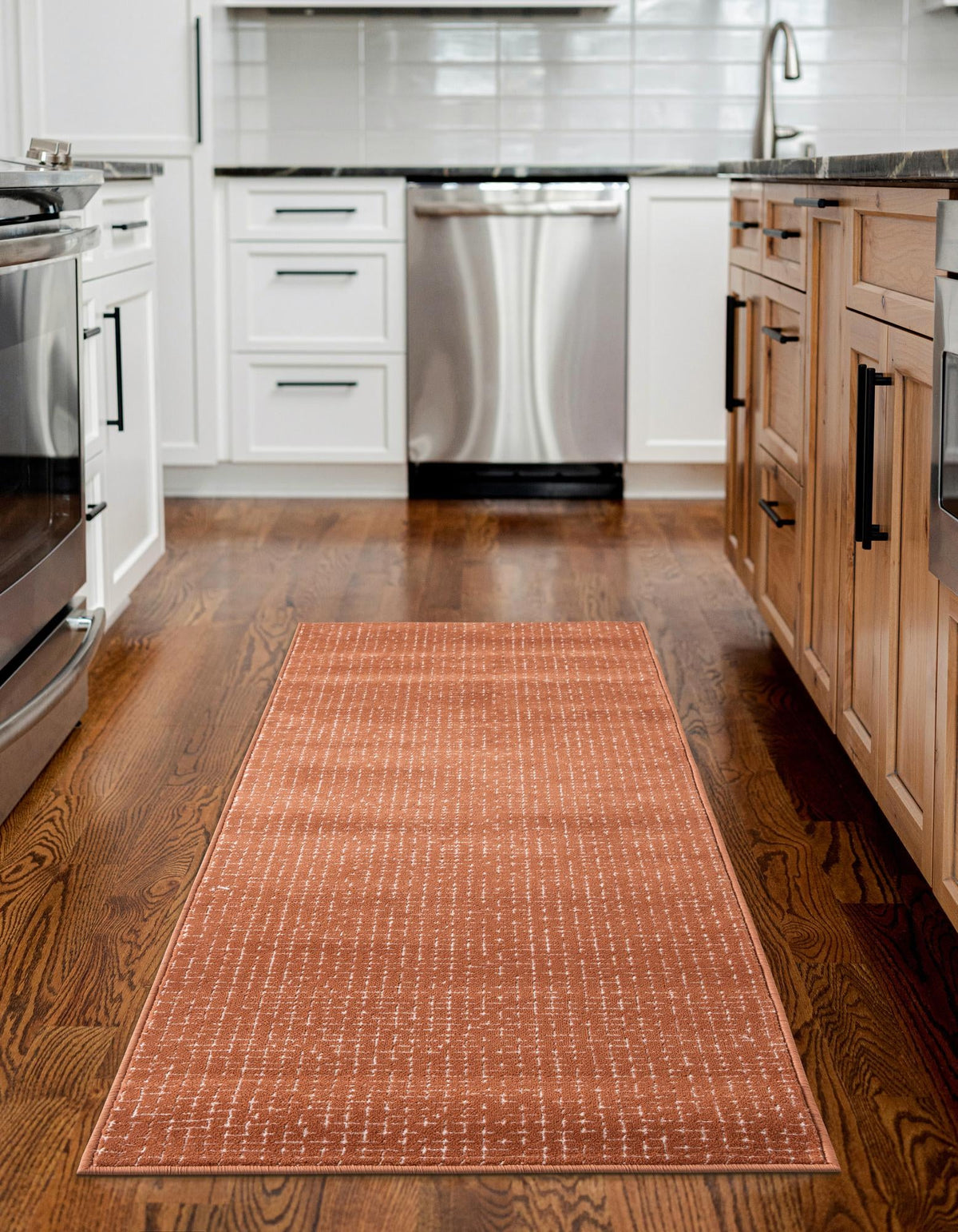Aravalli Collection Area Rug -  Jaisalmer Runner Dusty Pink  lifestyle 203