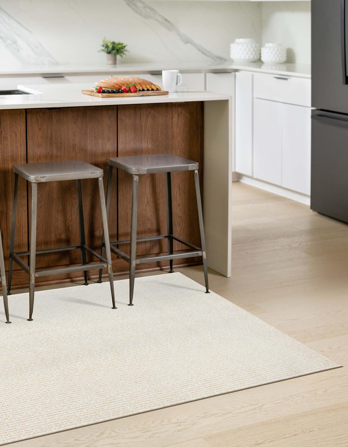 Aravalli Collection Area Rug -  Jaisalmer Rectangle Ivory White  lifestyle 24