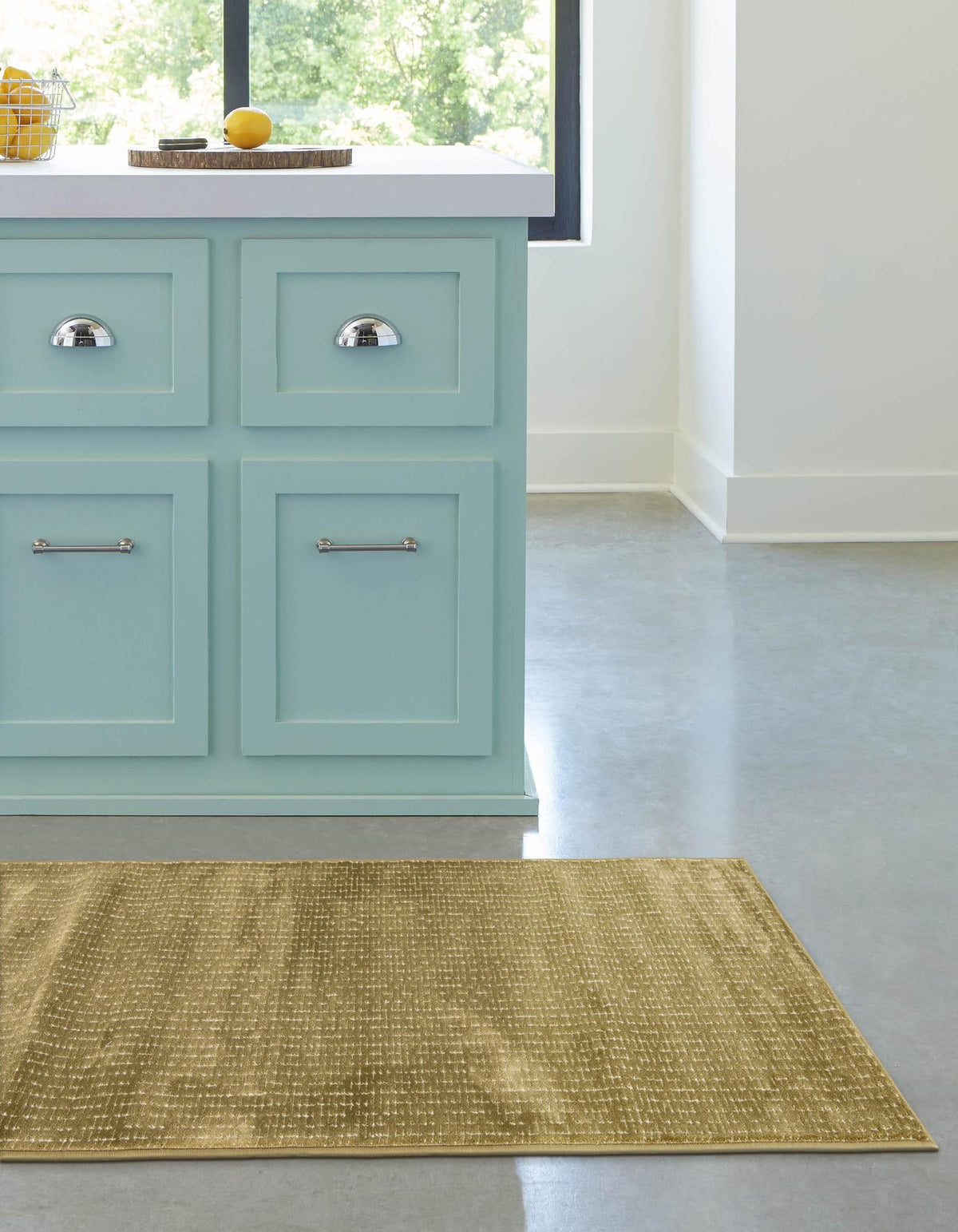 Aravalli Collection Area Rug -  Jaisalmer Runner Olive Green  lifestyle 207