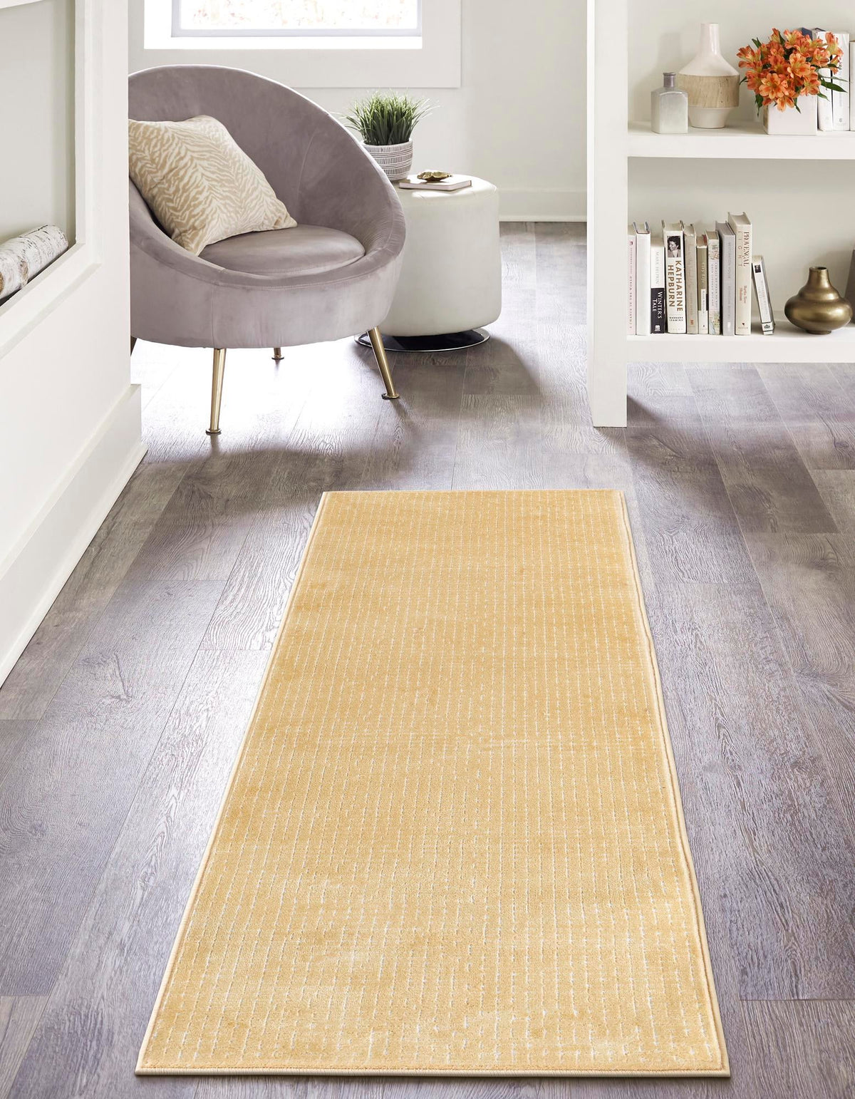 Aravalli Collection Area Rug -  Jaisalmer Runner Beige and Cream  lifestyle 202