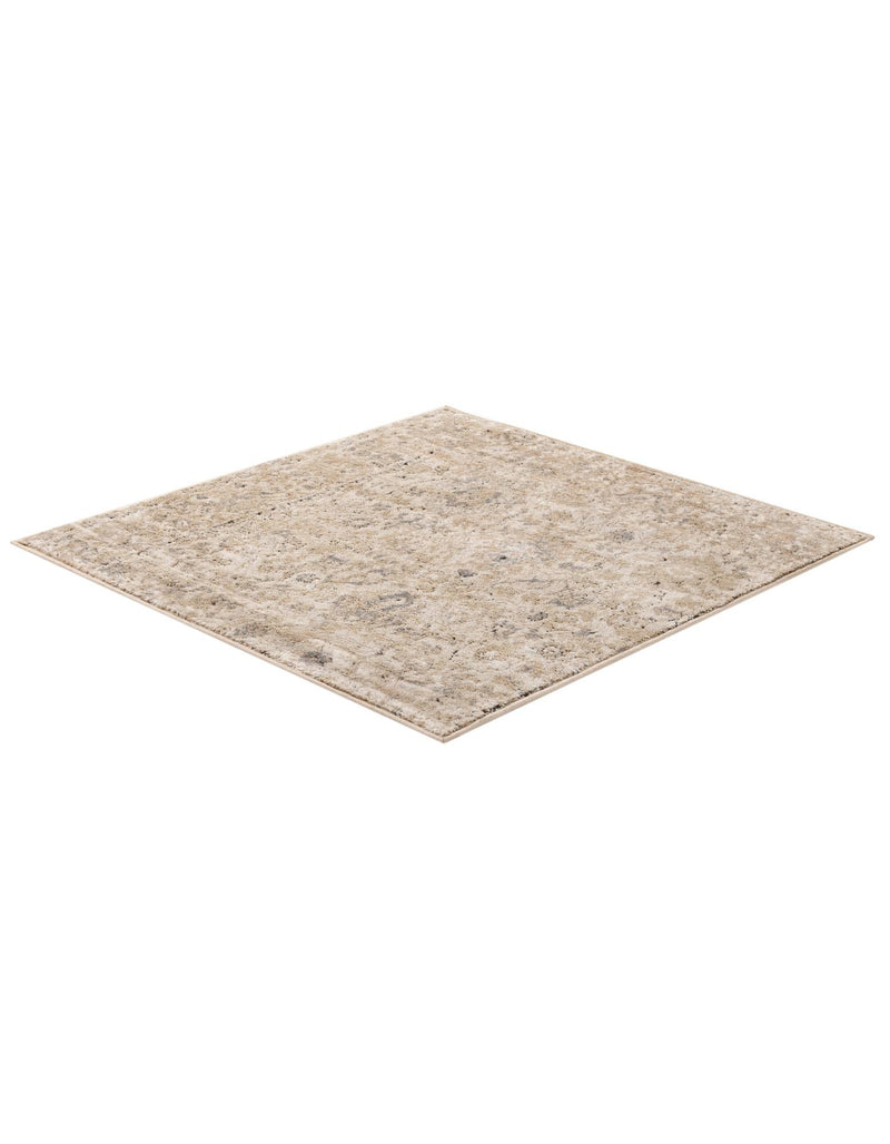 Cascade Range Collection Area Rug -  Shasta (Ivory) Square Ivory  lifestyle 30