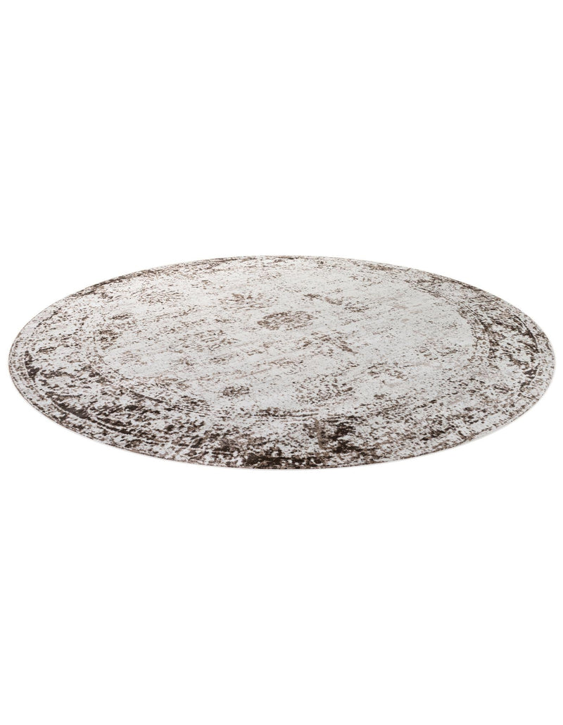 Riviera Elegance Collection Area Rug - Antibes (Beige) Round Beige  lifestyle 38