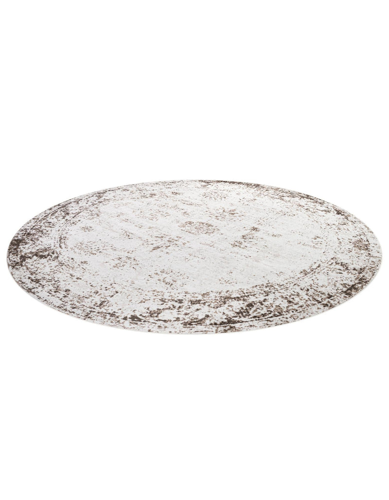 Riviera Elegance Collection Area Rug - Antibes (Beige) Round Beige  lifestyle 39