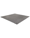 Urban Terrace Collection Area Rug -  Astoria (Black and White) Square Black and White  lifestyle 22