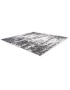 Urban Terrace Collection Area Rug -  Midtown Square Black and White  lifestyle 14