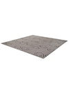 Urban Terrace Collection Area Rug -  Uptown Square Black and White  lifestyle 24