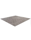 Urban Terrace Collection Area Rug -  Uptown Square Black and White  lifestyle 25