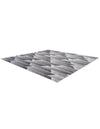 Urban Terrace Collection Area Rug -  Bronx Square Black and White  lifestyle 23