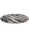 Urban Terrace Collection Area Rug -  Queens Round Black and White  lifestyle 25