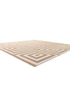 Urban Terrace Collection Area Rug -  Flatiron Square Taupe  lifestyle 60