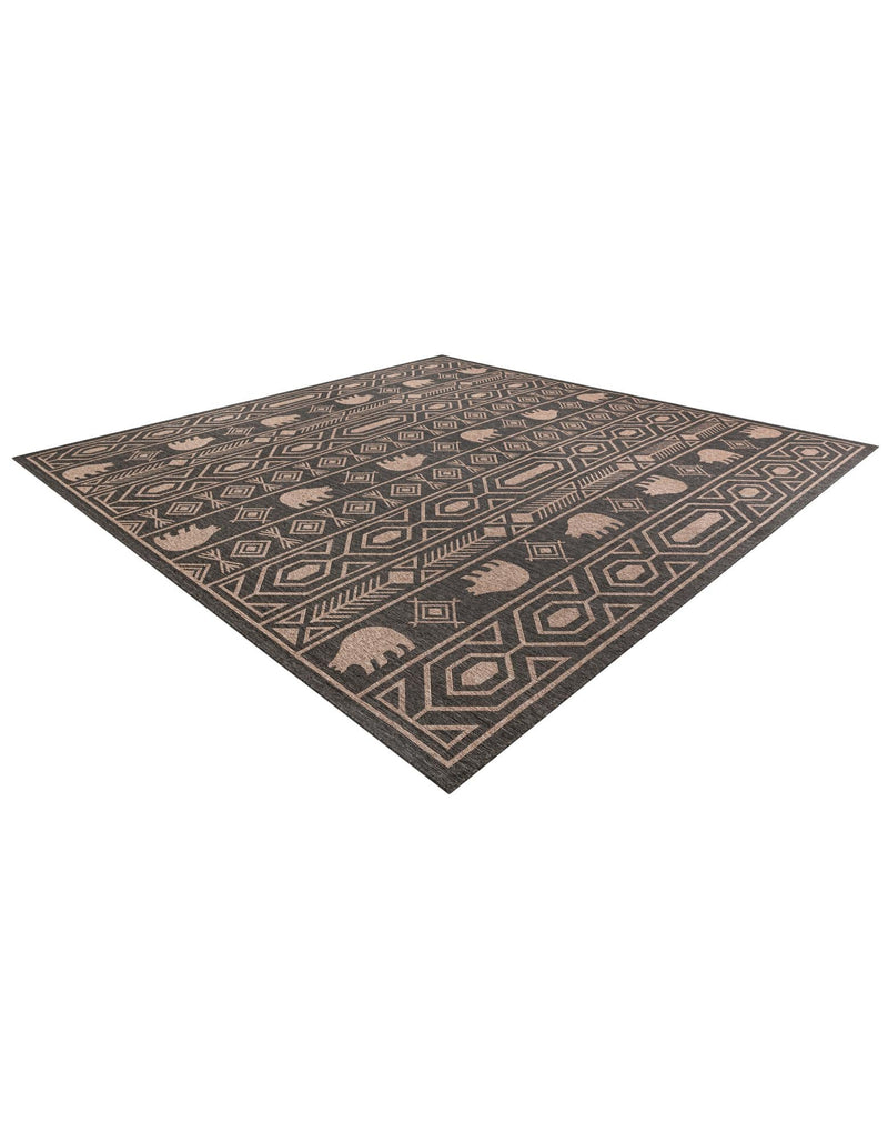 Mesa Oasis Rugs Collection Area Rug - Sundown Square Black  lifestyle 29