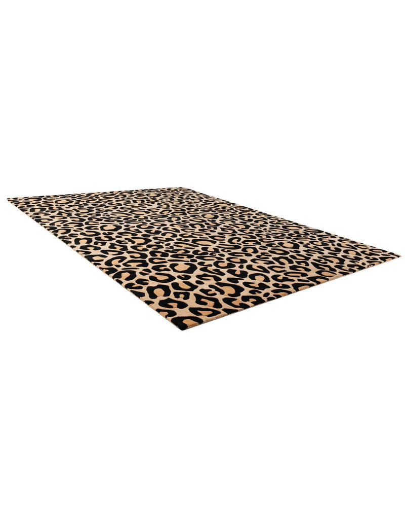 Hand Tufted Savannah Collection Area Rug - Serengeti Rectangle Beige and Black  lifestyle 3