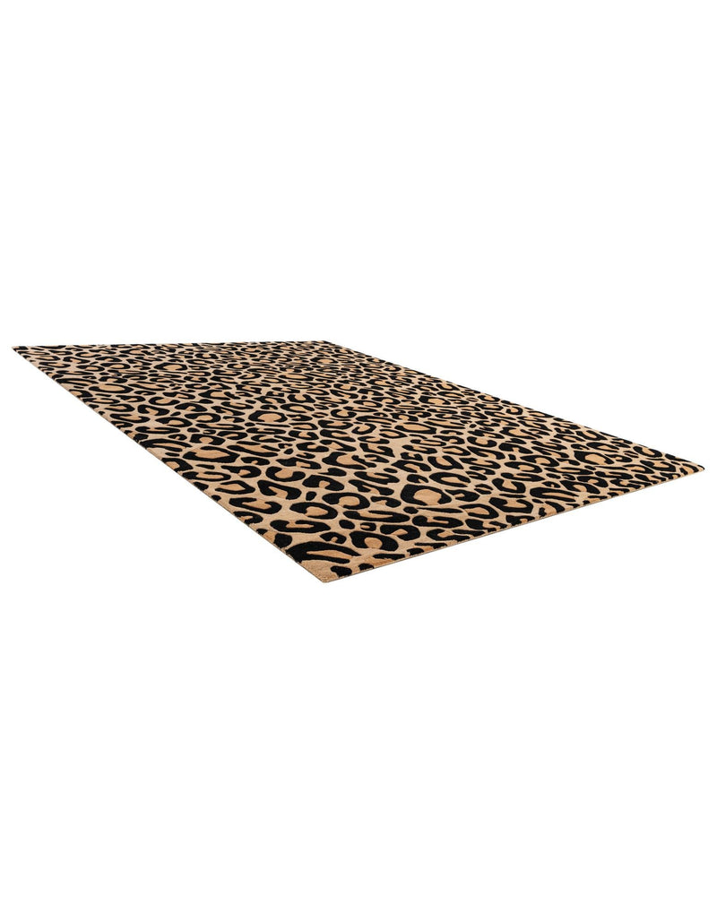 Hand Tufted Savannah Collection Area Rug - Serengeti Rectangle Beige and Black  lifestyle 4