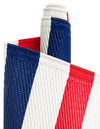 Serene Bay Outdoor Collection Area Rug - Tranquil Runner Navy Bue and Red  lifestyle 18