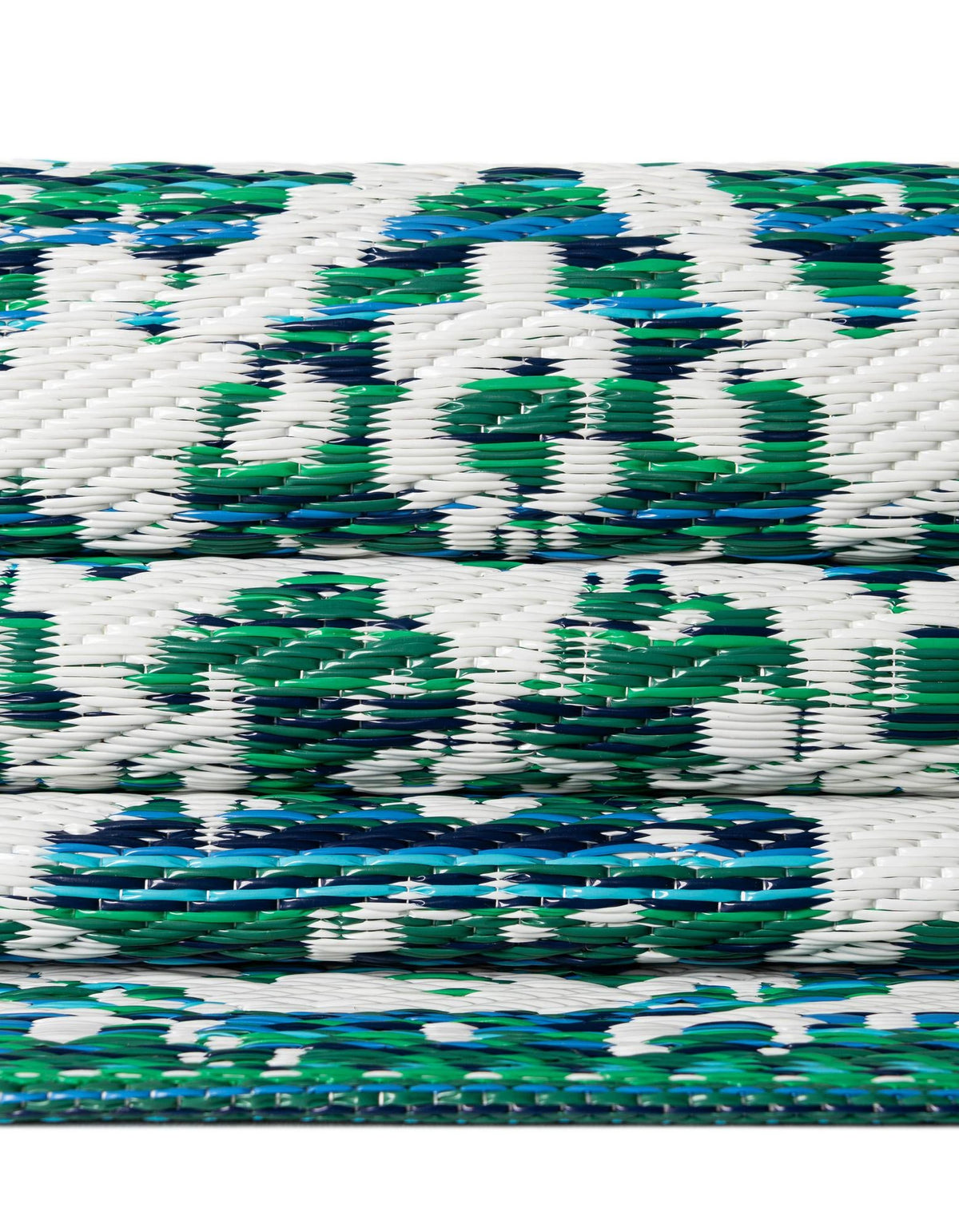 Serene Bay Outdoor Collection Area Rug -  Strand Rectangle Teal blue  lifestyle 15