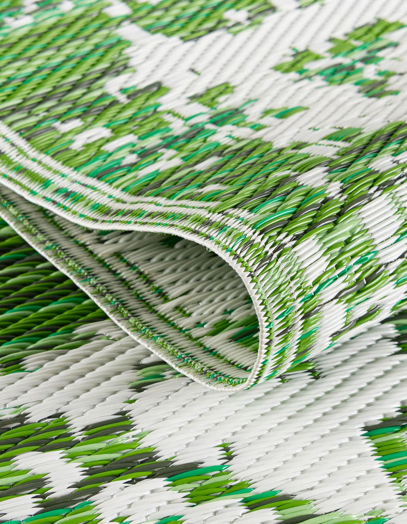 Serene Bay Outdoor Collection Area Rug -  Strand Rectangle Green  lifestyle 34