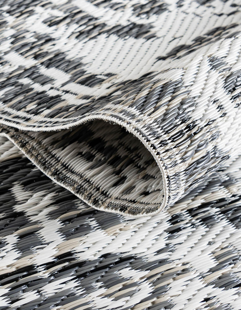 Serene Bay Outdoor Collection Area Rug -  Strand Rectangle Gray  lifestyle 35