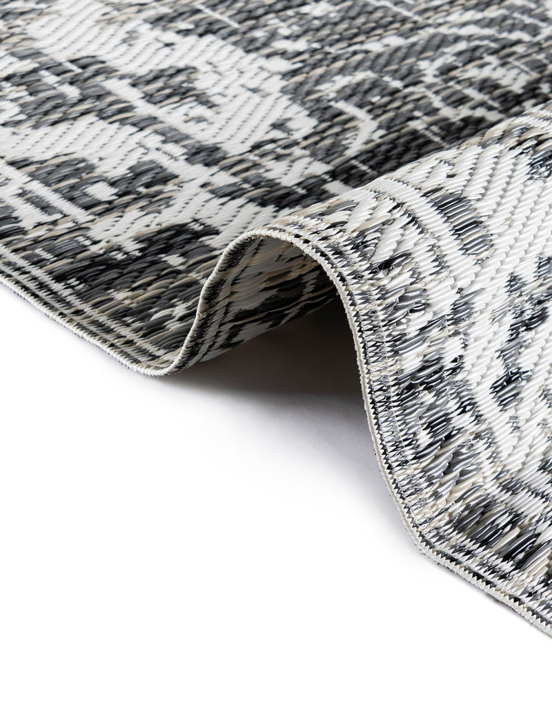 Serene Bay Outdoor Collection Area Rug -  Strand Rectangle Gray  lifestyle 59
