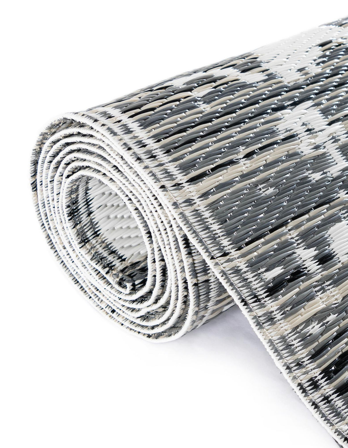 Serene Bay Outdoor Collection Area Rug -  Strand Rectangle Gray  lifestyle 71
