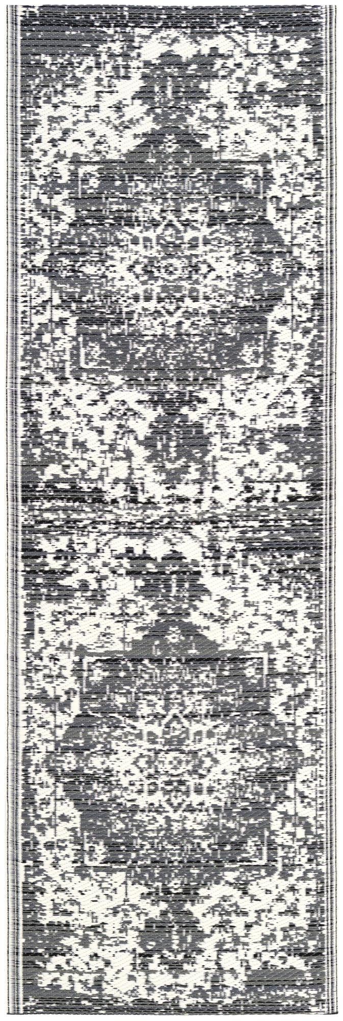 Serene Bay Outdoor Collection Area Rug -  Strand Runner Gray  lifestyle 103
