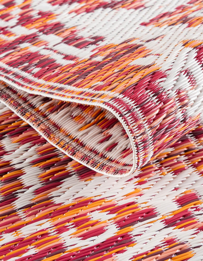 Serene Bay Outdoor Collection Area Rug -  Strand Rectangle Red  lifestyle 36