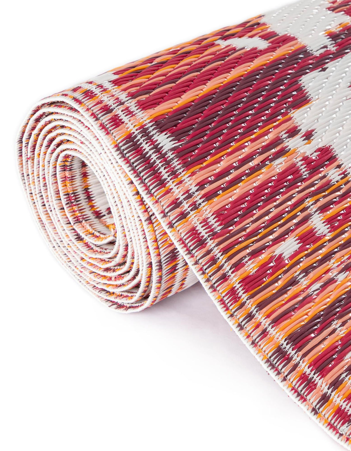 Serene Bay Outdoor Collection Area Rug -  Strand Rectangle Red  lifestyle 72