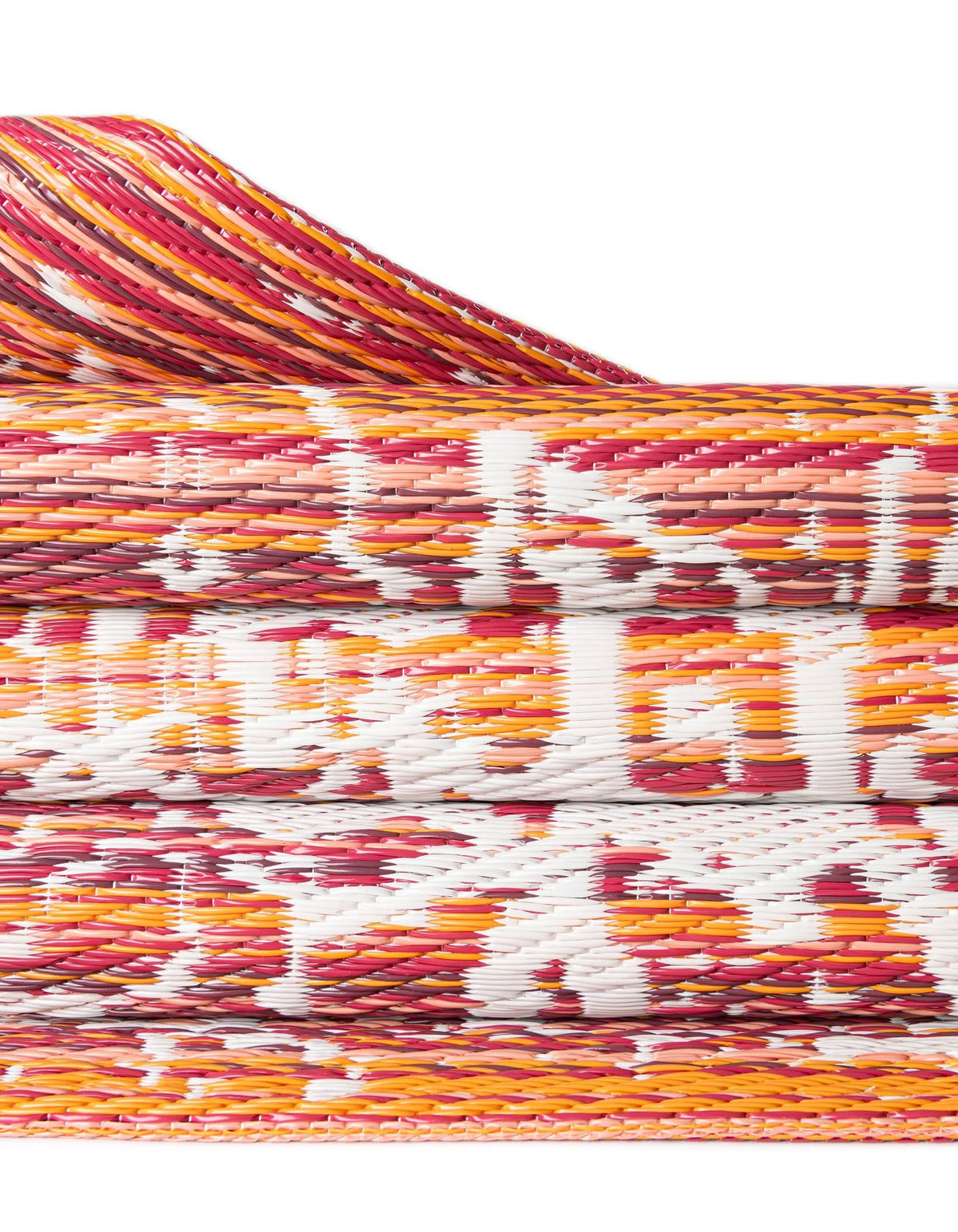 Serene Bay Outdoor Collection Area Rug -  Strand Rectangle Red  lifestyle 84