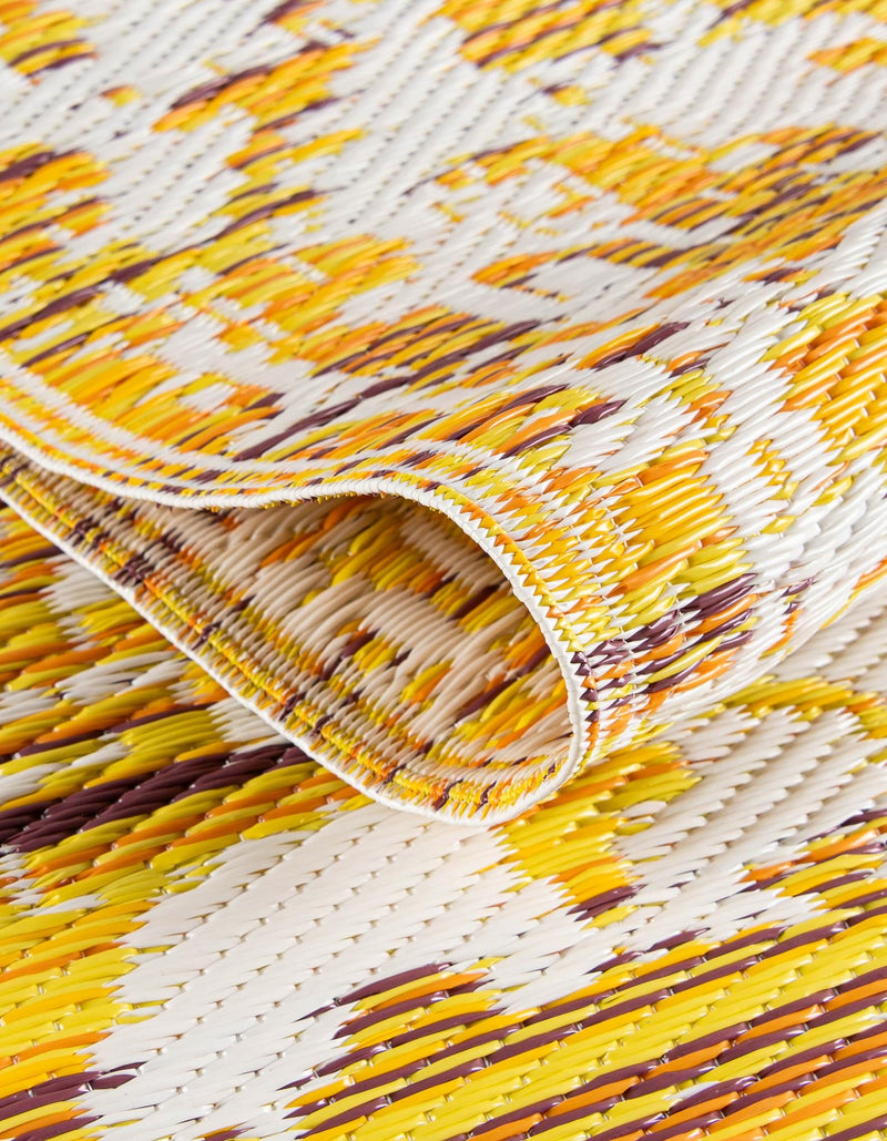 Serene Bay Outdoor Collection Area Rug -  Strand Rectangle Yellow  lifestyle 37
