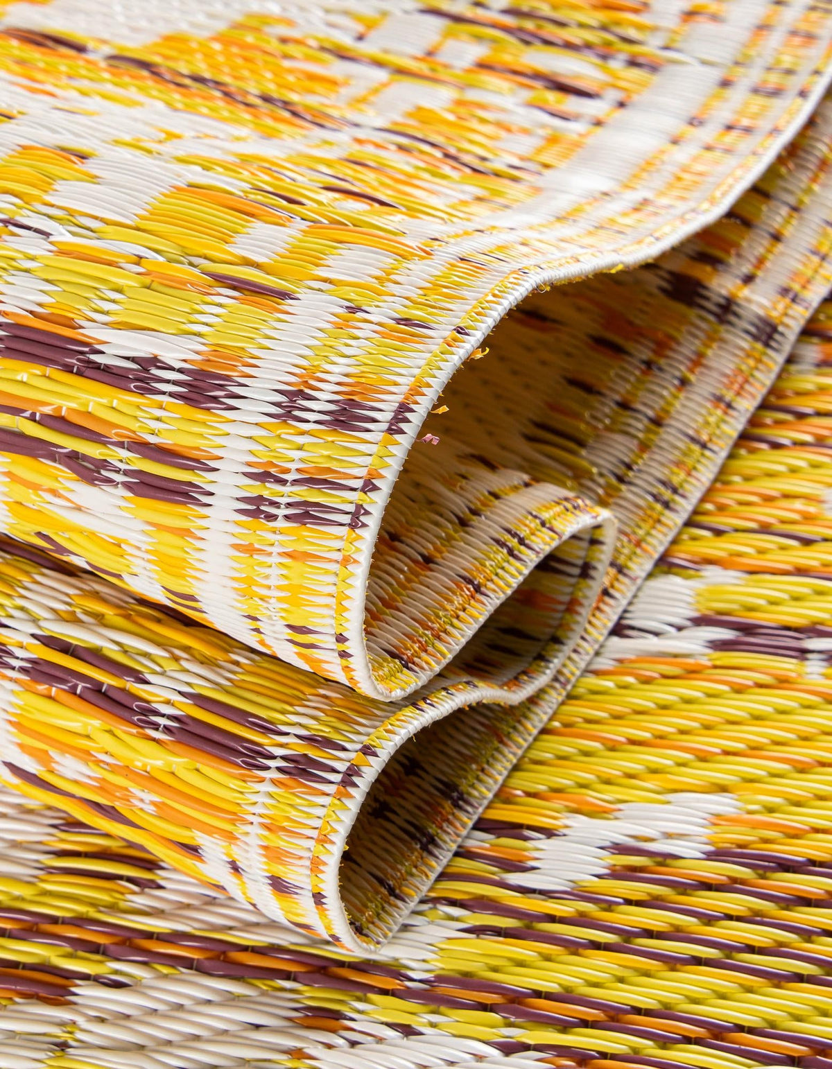 Serene Bay Outdoor Collection Area Rug -  Strand Rectangle Yellow  lifestyle 79