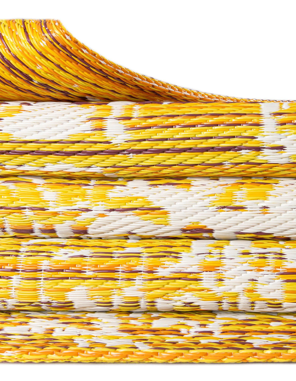 Serene Bay Outdoor Collection Area Rug -  Strand Rectangle Yellow  lifestyle 85