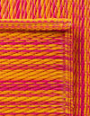 Serene Bay Outdoor Collection Area Rug -  Haven Rectangle Fuchsia Sunset  lifestyle 11