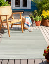 Serene Bay Outdoor Collection Area Rug -  Haven Rectangle Pastel Gray  lifestyle 44