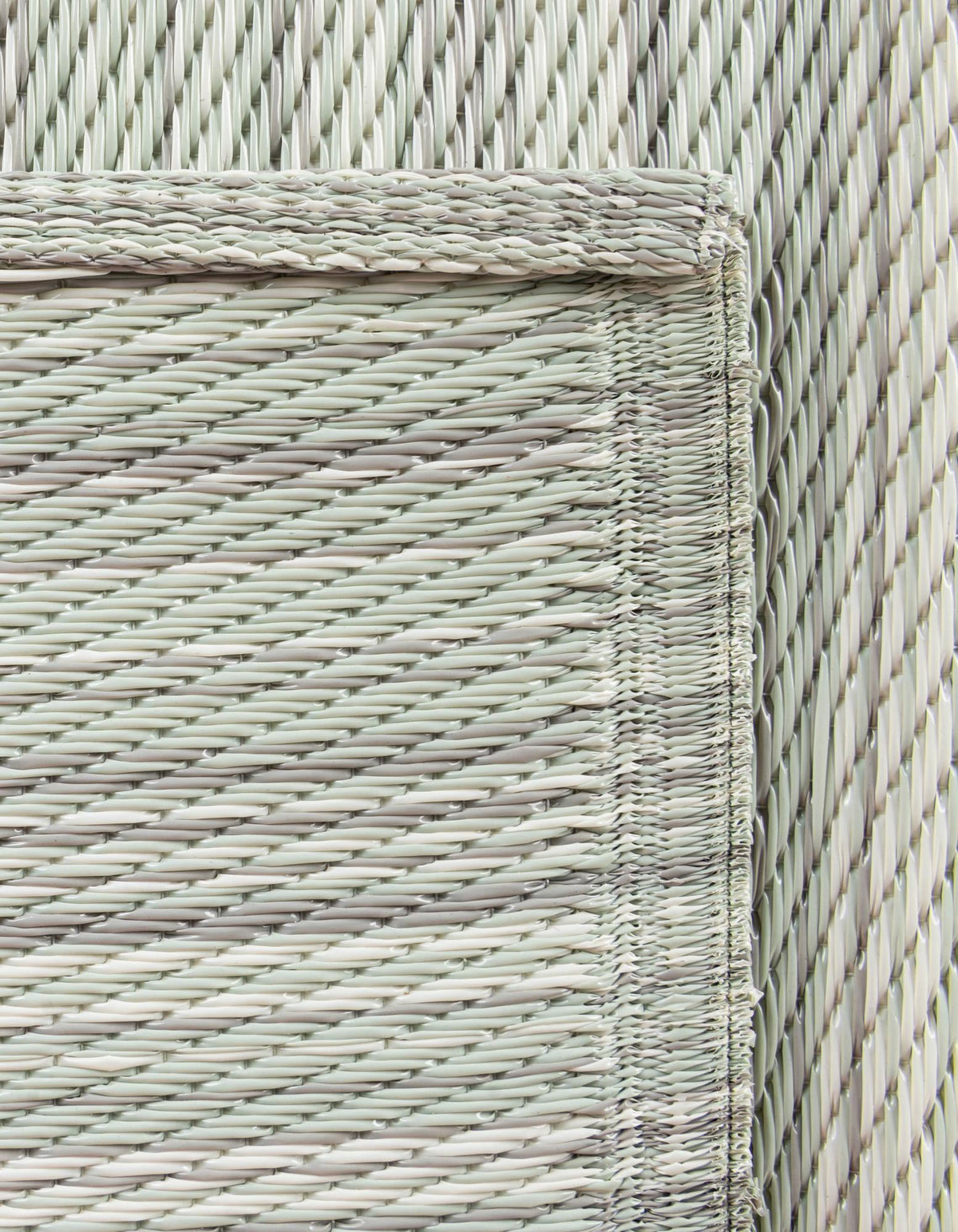 Serene Bay Outdoor Collection Area Rug -  Haven Runner Pastel Gray  lifestyle 63