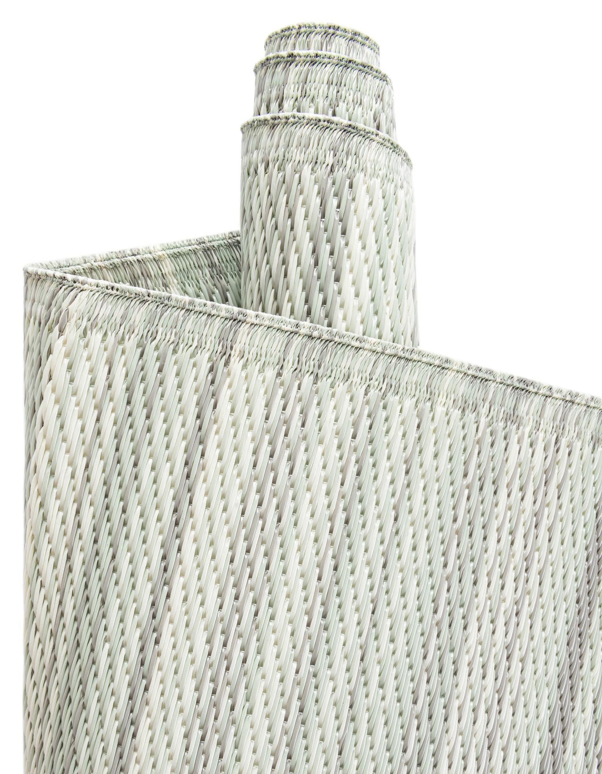 Serene Bay Outdoor Collection Area Rug -  Haven Runner Pastel Gray  lifestyle 73