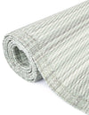 Serene Bay Outdoor Collection Area Rug -  Haven Runner Pastel Gray  lifestyle 78