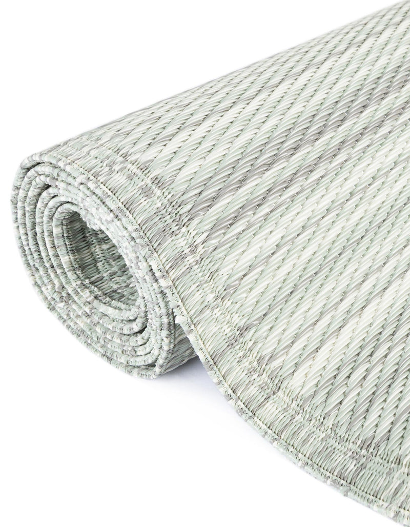 Serene Bay Outdoor Collection Area Rug -  Haven Runner Pastel Gray  lifestyle 78