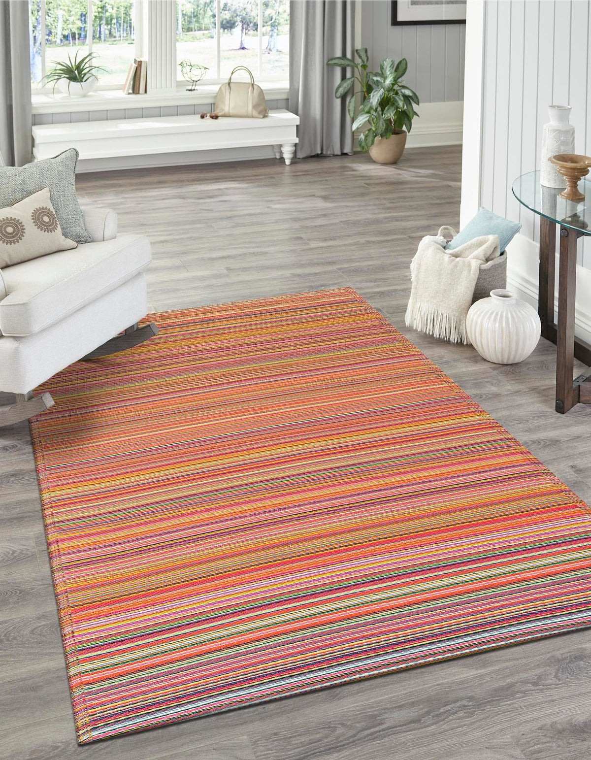 Serene Bay Outdoor Collection Area Rug -  Haven Rectangle Multi  lifestyle 49