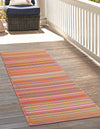 Serene Bay Outdoor Collection Area Rug -  Haven Runner Multi  lifestyle 44