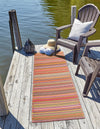 Serene Bay Outdoor Collection Area Rug -  Haven Runner Multi  lifestyle 62