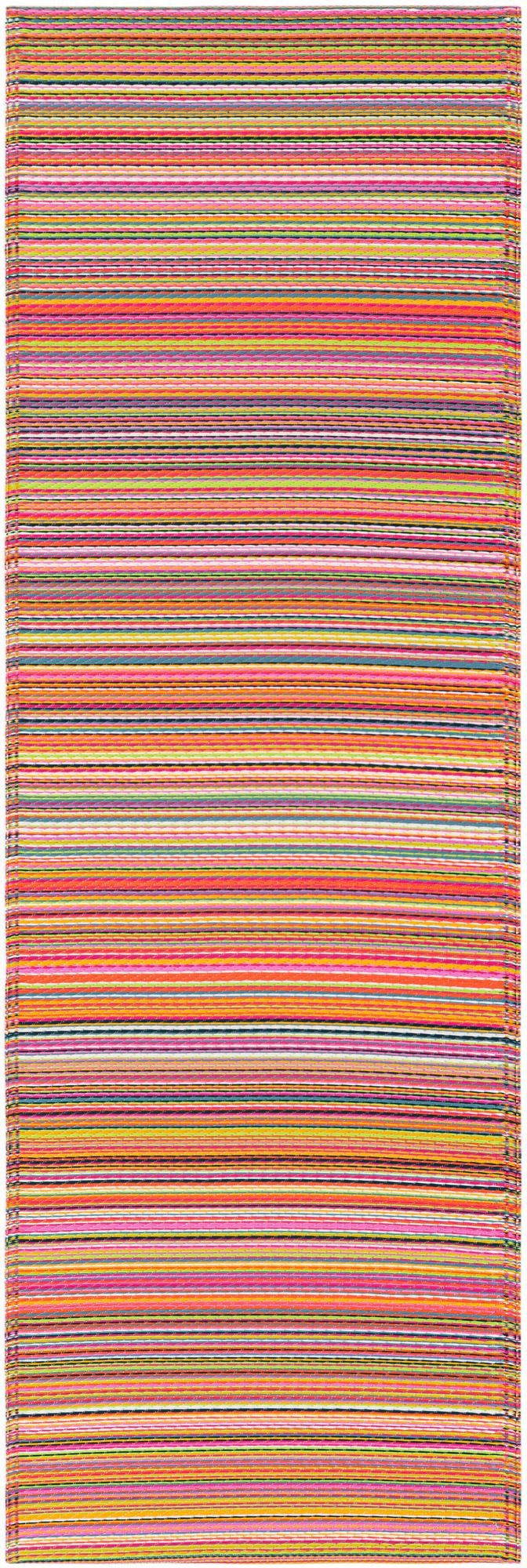 Serene Bay Outdoor Collection Area Rug -  Haven Runner Multi  lifestyle 89