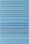 Serene Bay Outdoor Collection Area Rug -  Haven Rectangle Blue Main